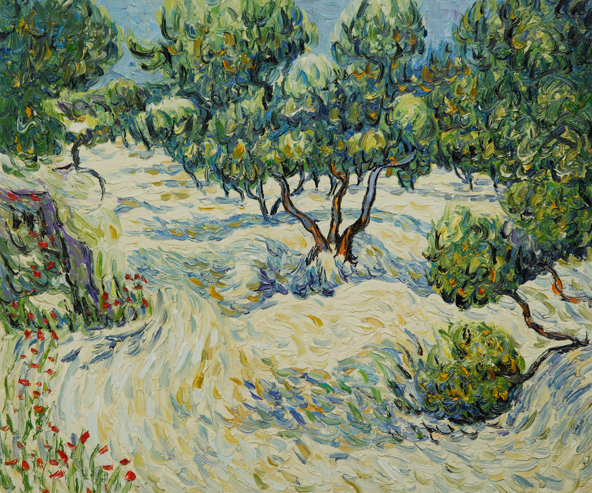 Olive Orchard by Vincent Van Gogh